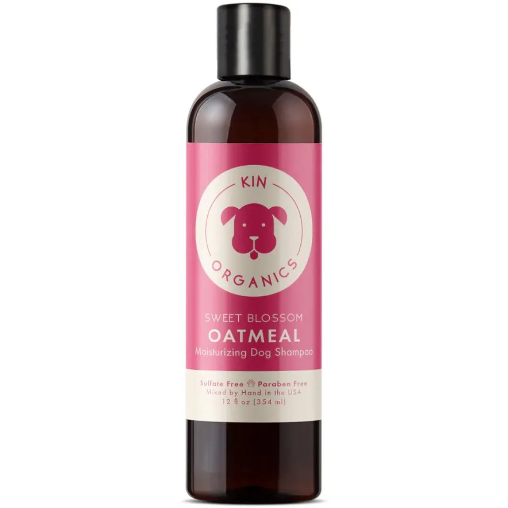 10% OFF: Kin Kind Kin Organics Sweet Blossom Oatmeal Moisturizing Dog Shampoo 12oz