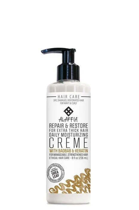 Alaffia Repair & Restore Daily Moisturizing Crme 8 oz Liquid