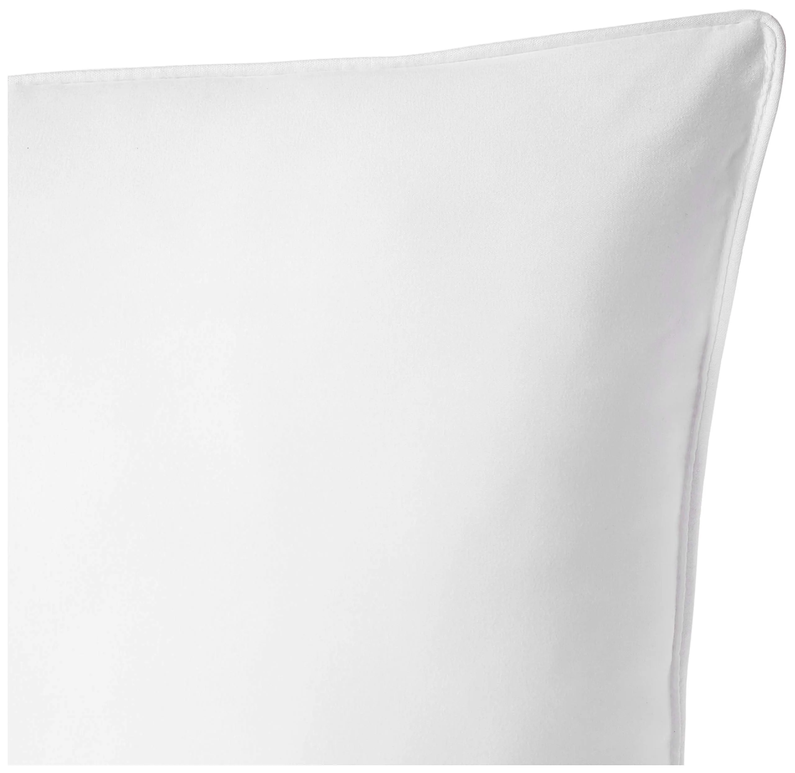 Amazon Brand - Solimo Ultra Soft Microfiber Bed Pillow Set (Standard, 43 X 69 Cm, White, 2 Piece, Microfiber)