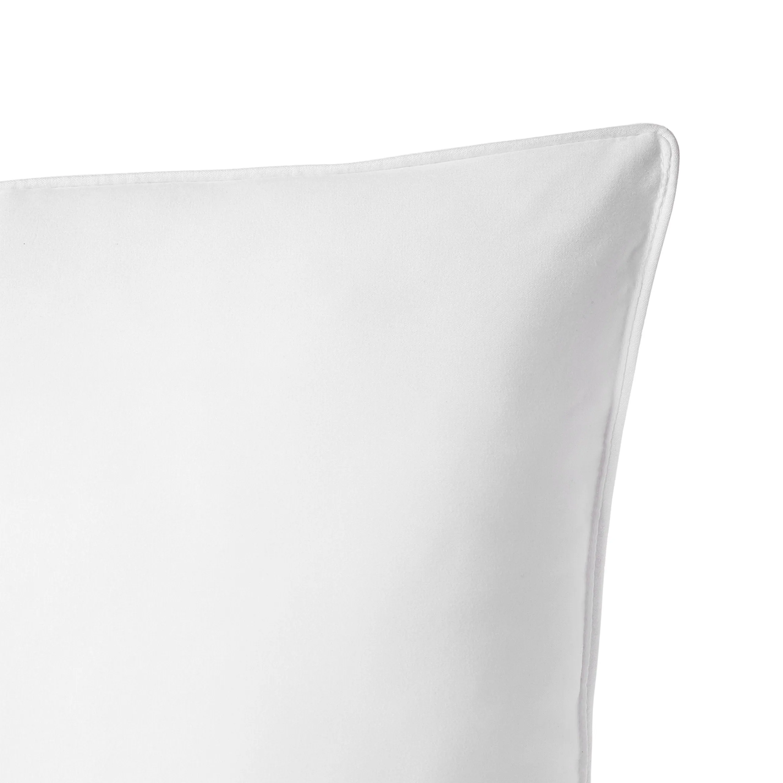 Amazon Brand - Solimo Ultra Soft Microfiber Bed Pillow Set (Standard, 43 X 69 Cm, White, 2 Piece, Microfiber)