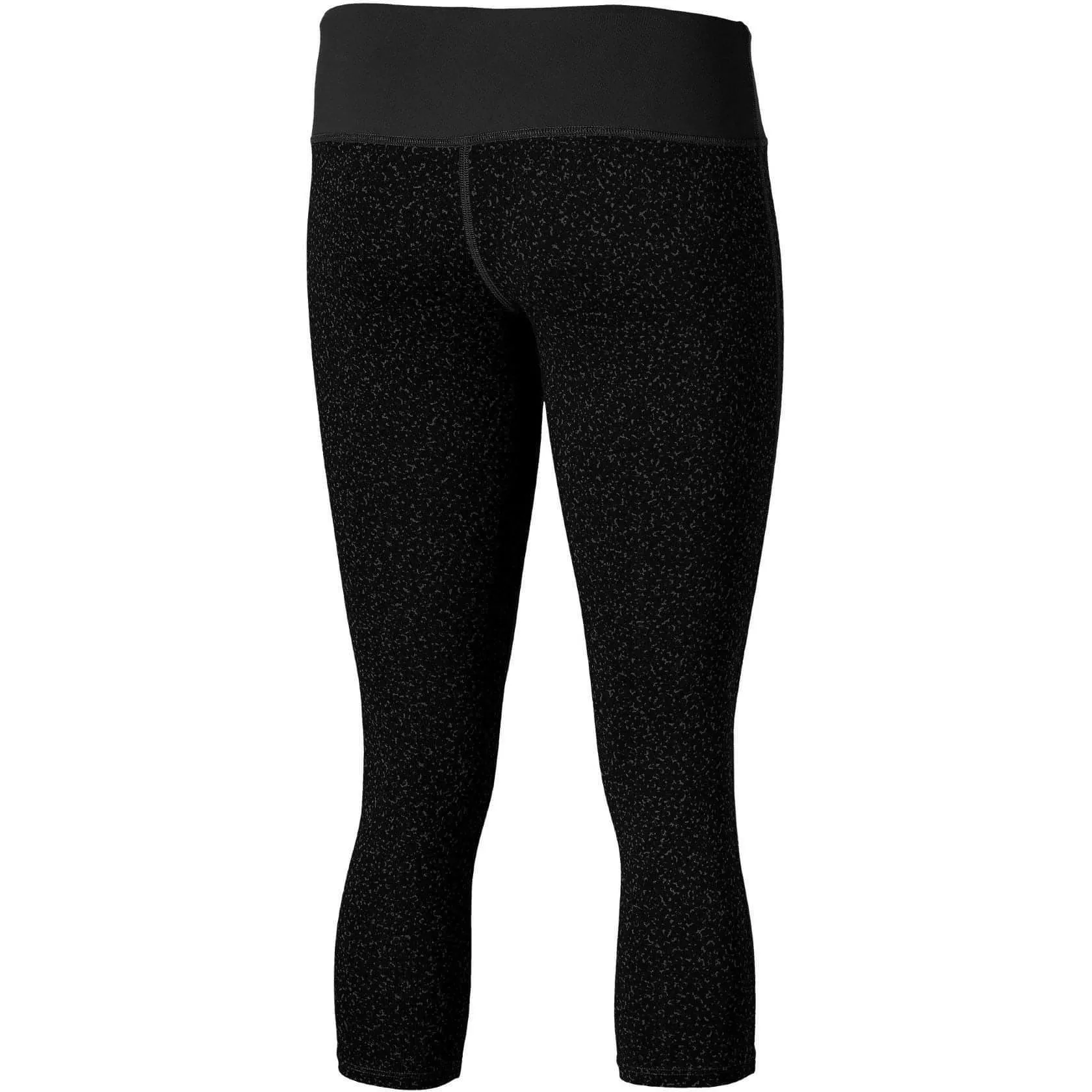 Asics Graphic Womens 3/4 Capri Running Tights - Black