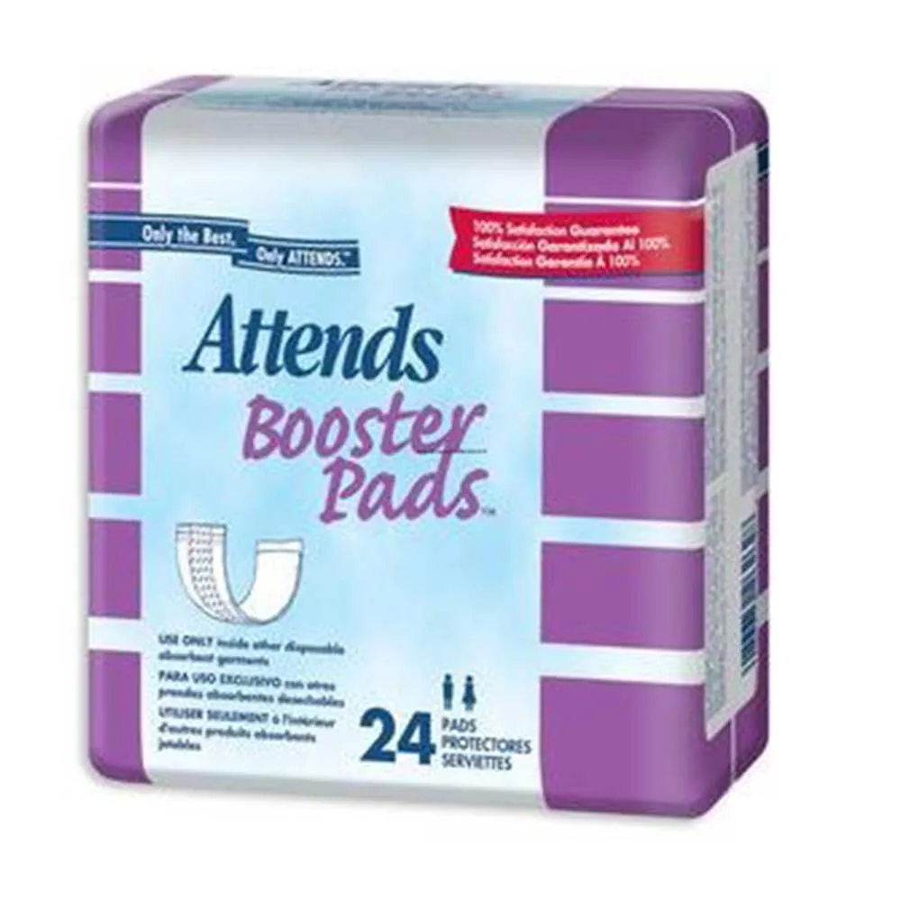 Attends BST0192 Booster Pads 3.75" x 11" Pack of 24