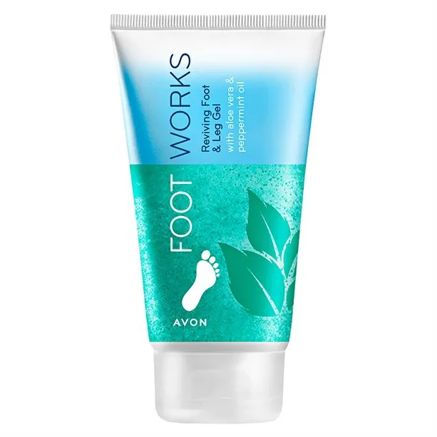 Avon Foot Works Reviving Foot and Leg Gel with Peppermint Oil - 150ml