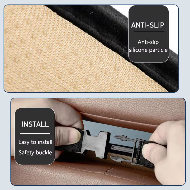 Beige Car Seat Cover With Heat