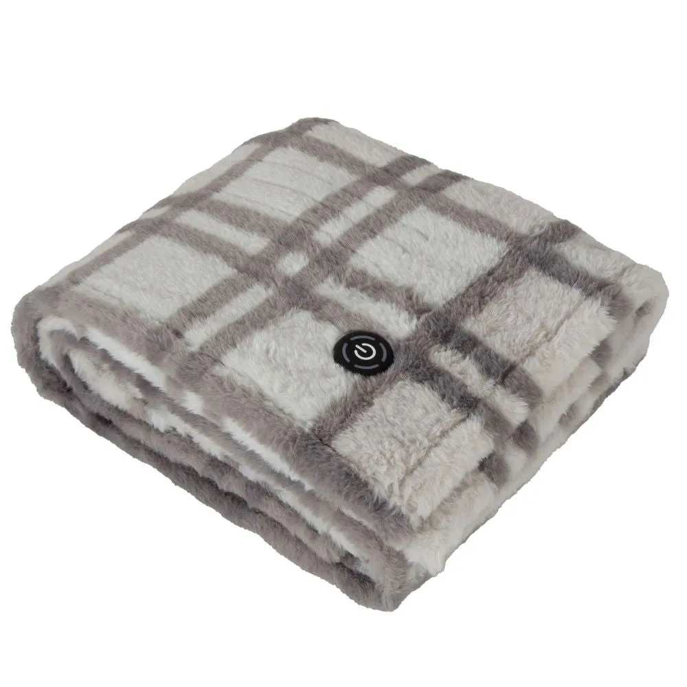 BERKSHIRE Heated Faux Fur Throw | 50x60"