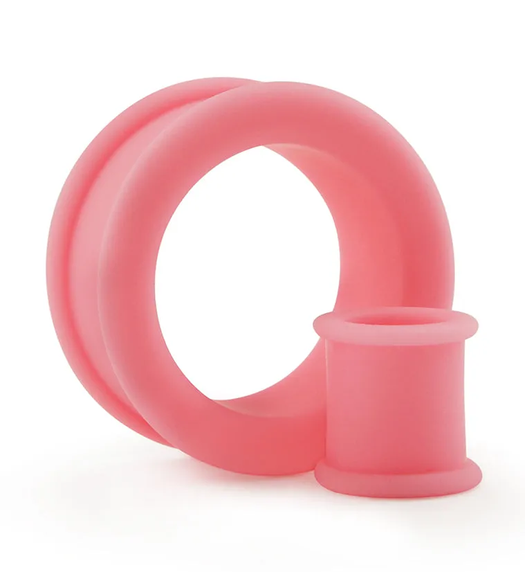 Bubblegum Pink Silicone Tunnels