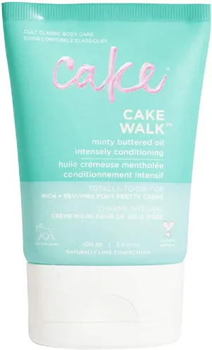 Cake Beauty Walk Triplemint Foot Crème, 3.4 Fluid Ounce