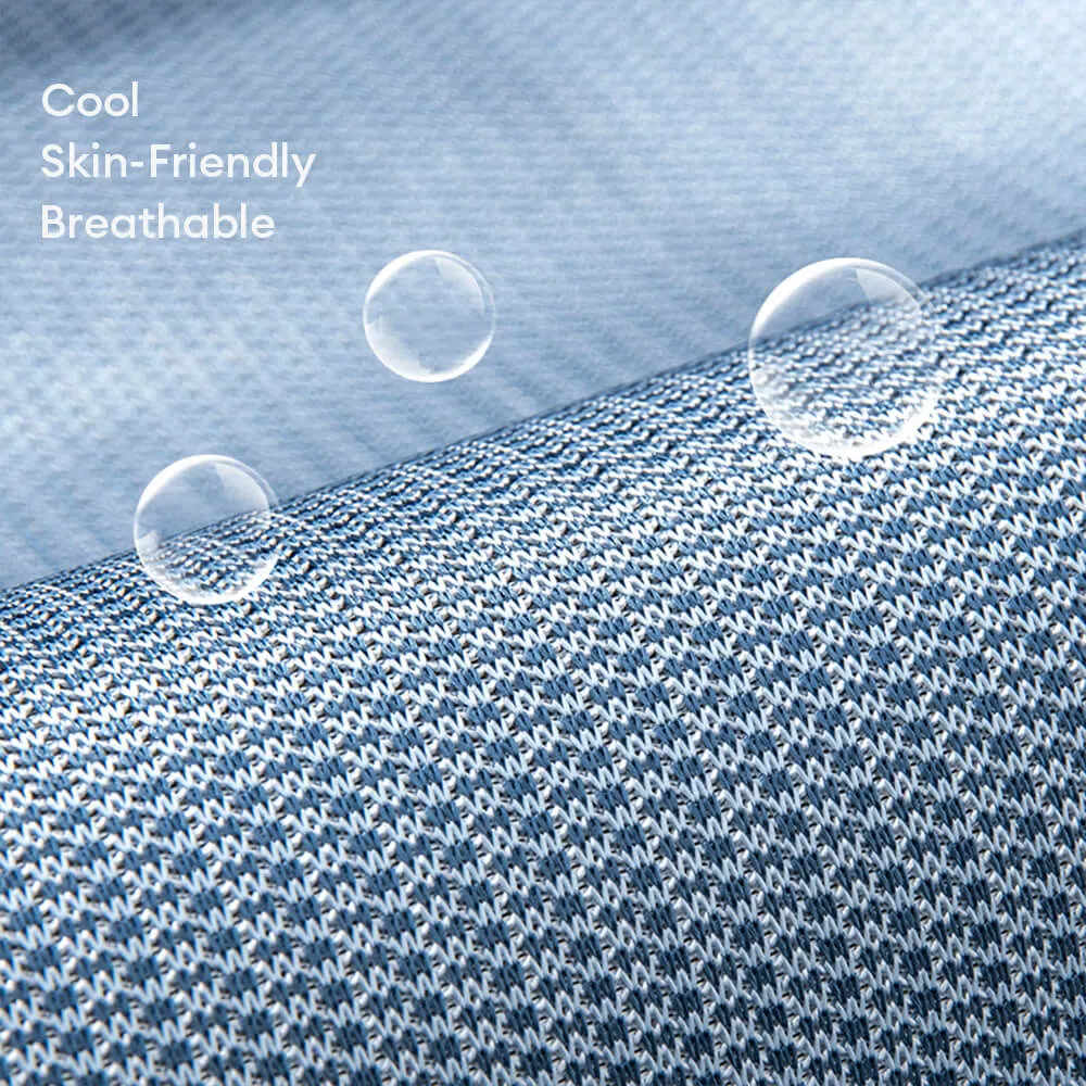 Cooling Houndstooth Ice Silk Breathable Couch Cover