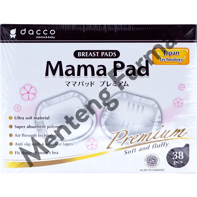 Dacco Mama Pad Premium Breastpad Isi 38 Pcs - Pads Penyerap ASI yang Berlebihan