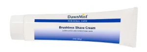 Dawn Mist BS30 Brushless Shave Cream 3 oz. Tube (Case)