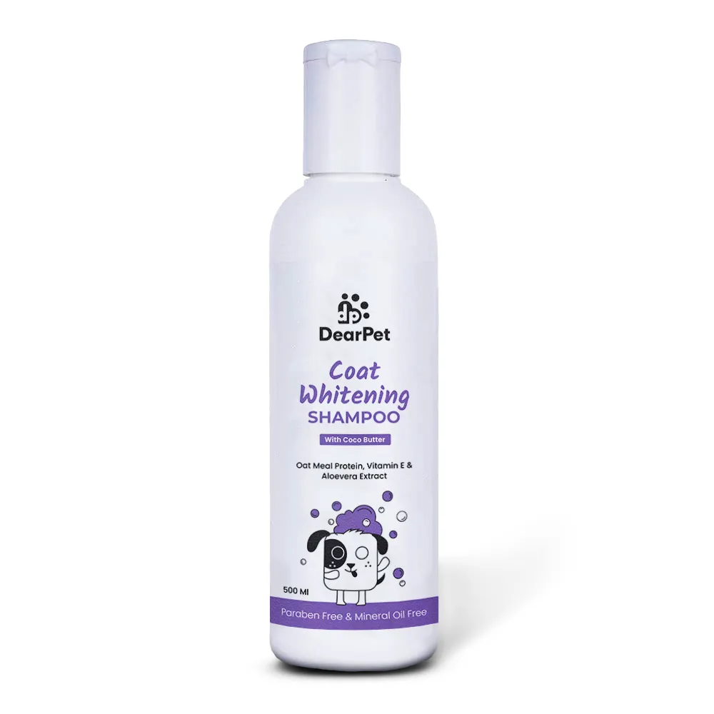 Dearpet Coat whitening Shampoo with Natural Actives