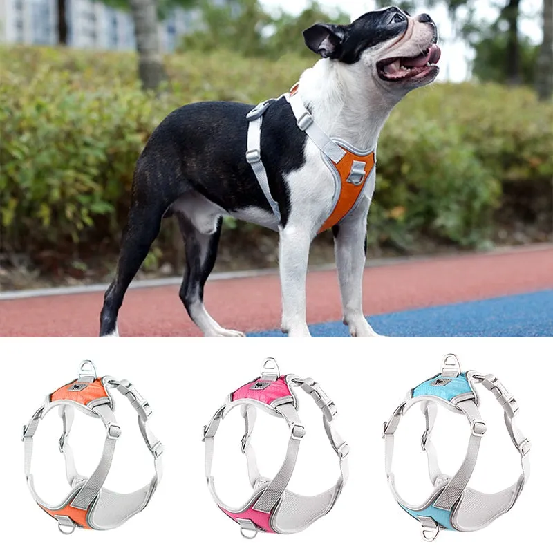 Dogs Harness Vest Reflective Small Medium Pet Dog Harness Soft Breathable Dog Harnesses Collar Walking Training Pet Products