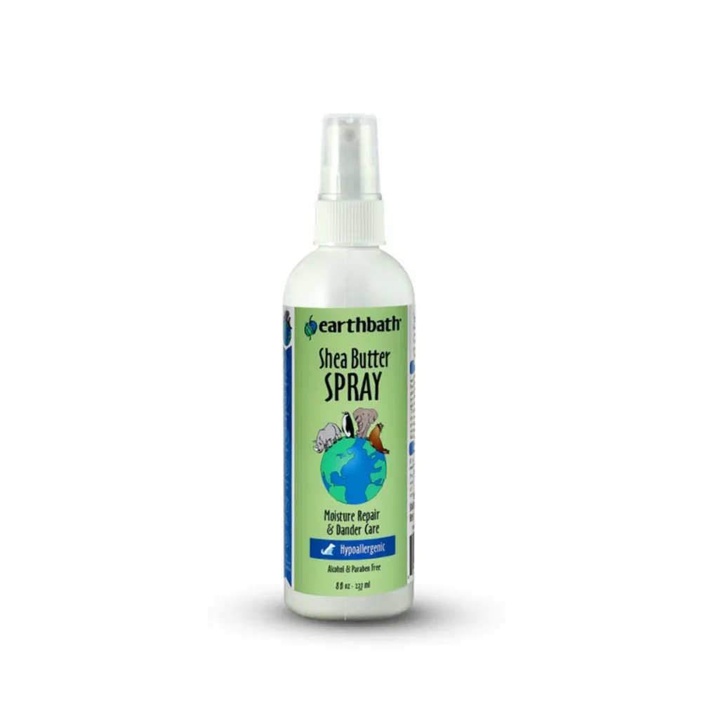 Earthbath Shea Butter Spray Moisture Repair & Dander Care 8oz