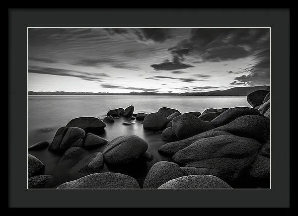 East Shore Serenity - Lake Tahoe - Framed Print