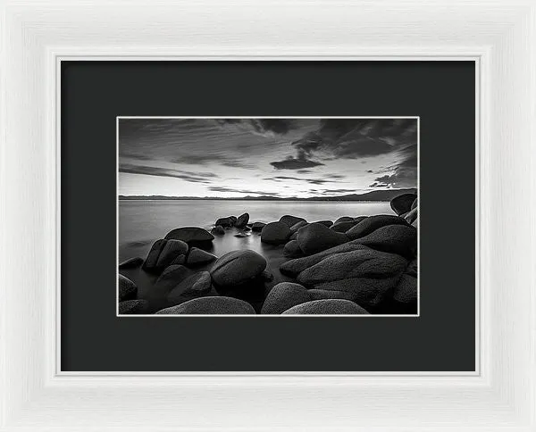 East Shore Serenity - Lake Tahoe - Framed Print