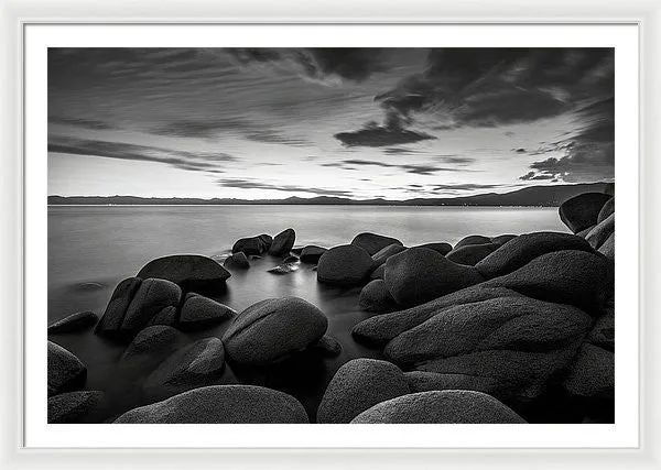 East Shore Serenity - Lake Tahoe - Framed Print