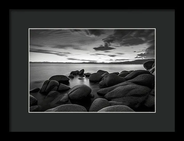 East Shore Serenity - Lake Tahoe - Framed Print