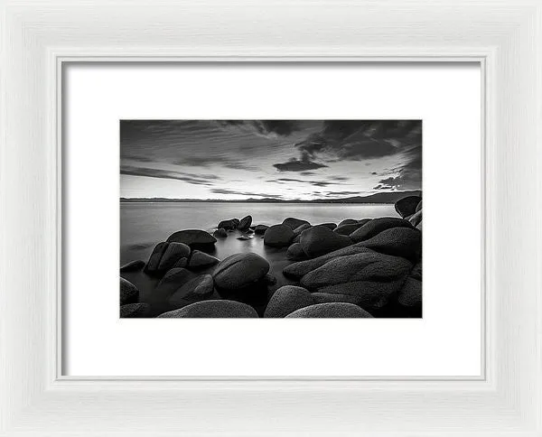 East Shore Serenity - Lake Tahoe - Framed Print