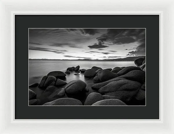 East Shore Serenity - Lake Tahoe - Framed Print