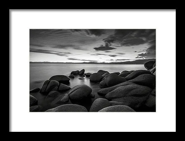 East Shore Serenity - Lake Tahoe - Framed Print