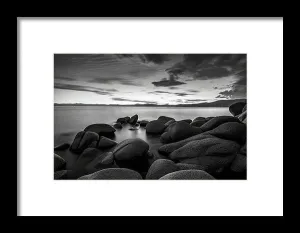 East Shore Serenity - Lake Tahoe - Framed Print