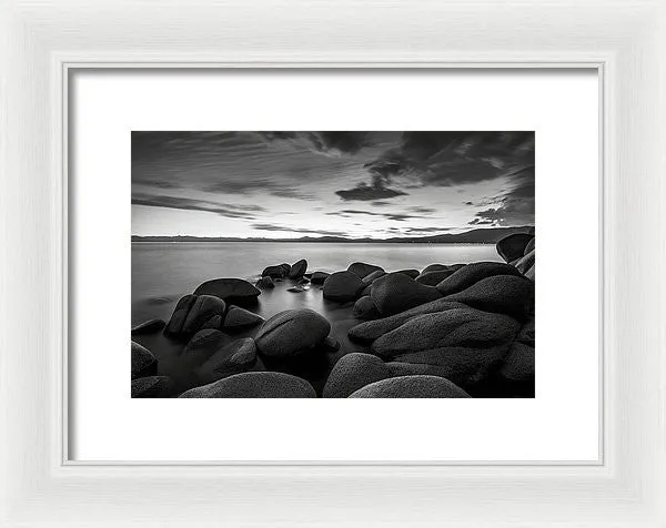 East Shore Serenity - Lake Tahoe - Framed Print