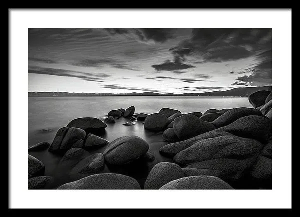 East Shore Serenity - Lake Tahoe - Framed Print