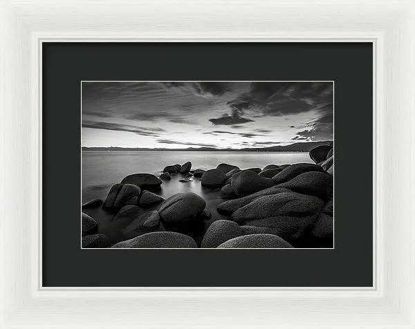 East Shore Serenity - Lake Tahoe - Framed Print