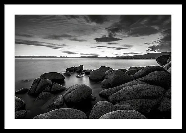 East Shore Serenity - Lake Tahoe - Framed Print