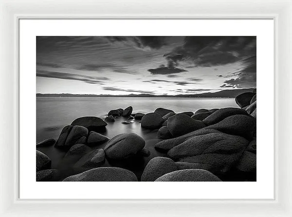 East Shore Serenity - Lake Tahoe - Framed Print