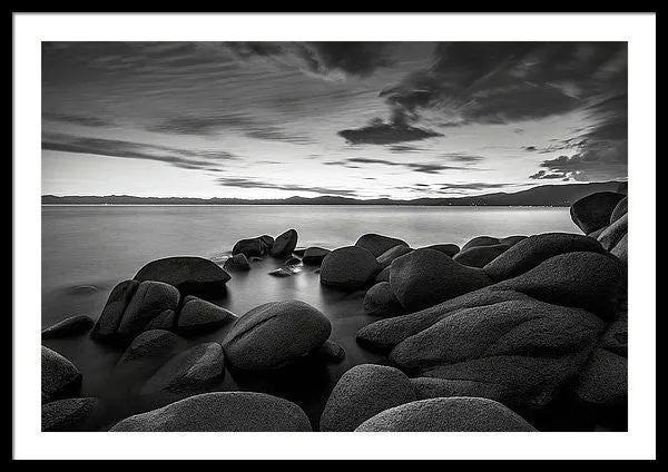 East Shore Serenity - Lake Tahoe - Framed Print