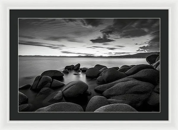 East Shore Serenity - Lake Tahoe - Framed Print