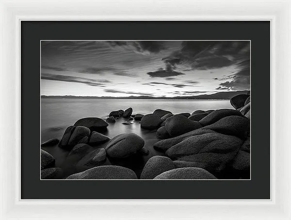 East Shore Serenity - Lake Tahoe - Framed Print