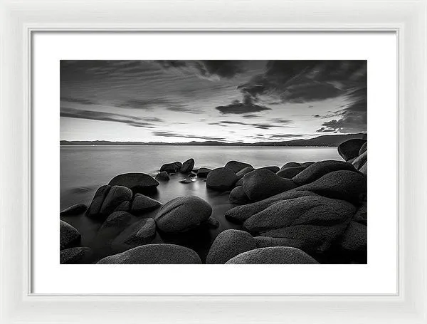 East Shore Serenity - Lake Tahoe - Framed Print