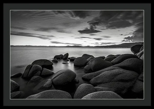 East Shore Serenity - Lake Tahoe - Framed Print