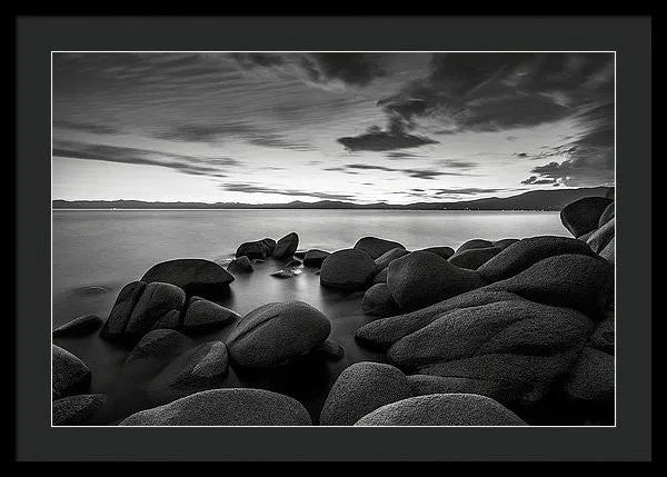 East Shore Serenity - Lake Tahoe - Framed Print