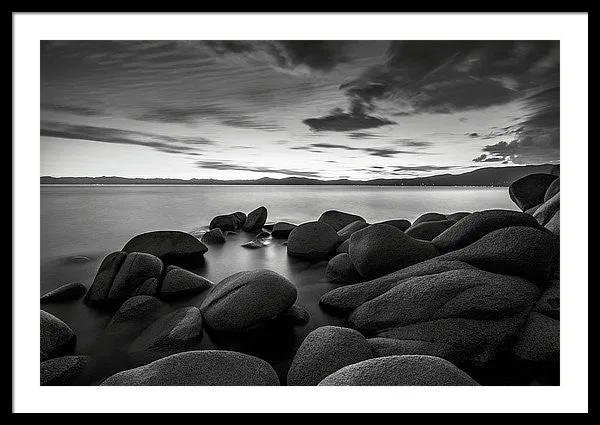 East Shore Serenity - Lake Tahoe - Framed Print