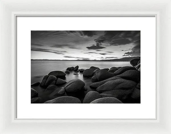 East Shore Serenity - Lake Tahoe - Framed Print