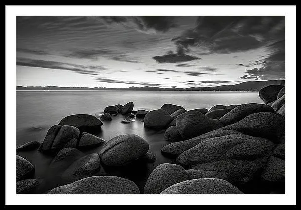 East Shore Serenity - Lake Tahoe - Framed Print