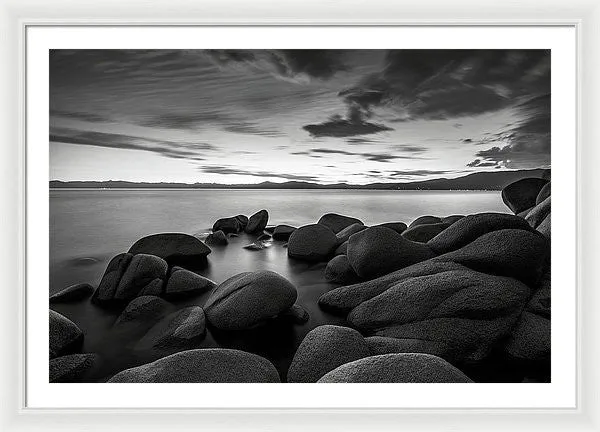 East Shore Serenity - Lake Tahoe - Framed Print