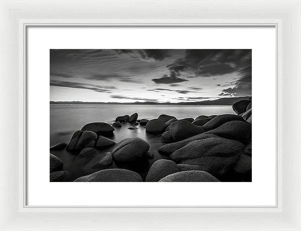 East Shore Serenity - Lake Tahoe - Framed Print