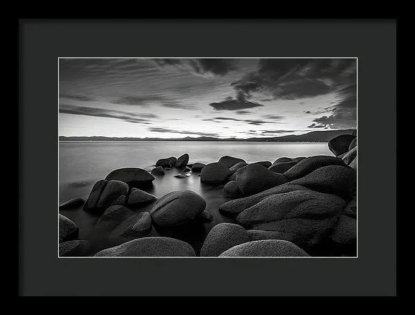 East Shore Serenity - Lake Tahoe - Framed Print