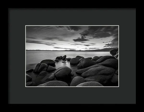 East Shore Serenity - Lake Tahoe - Framed Print