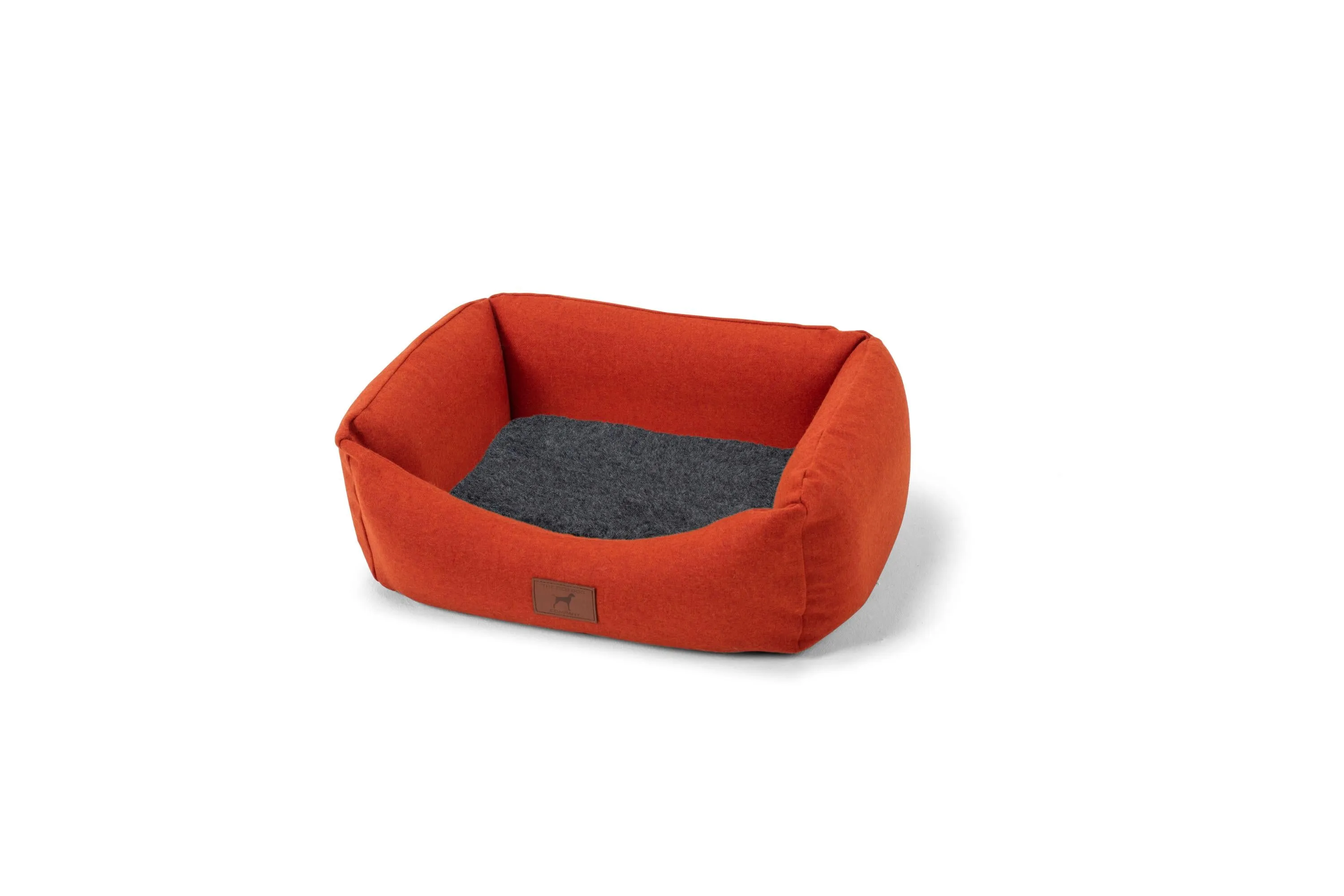 Fire Orange Classic Dog Bed