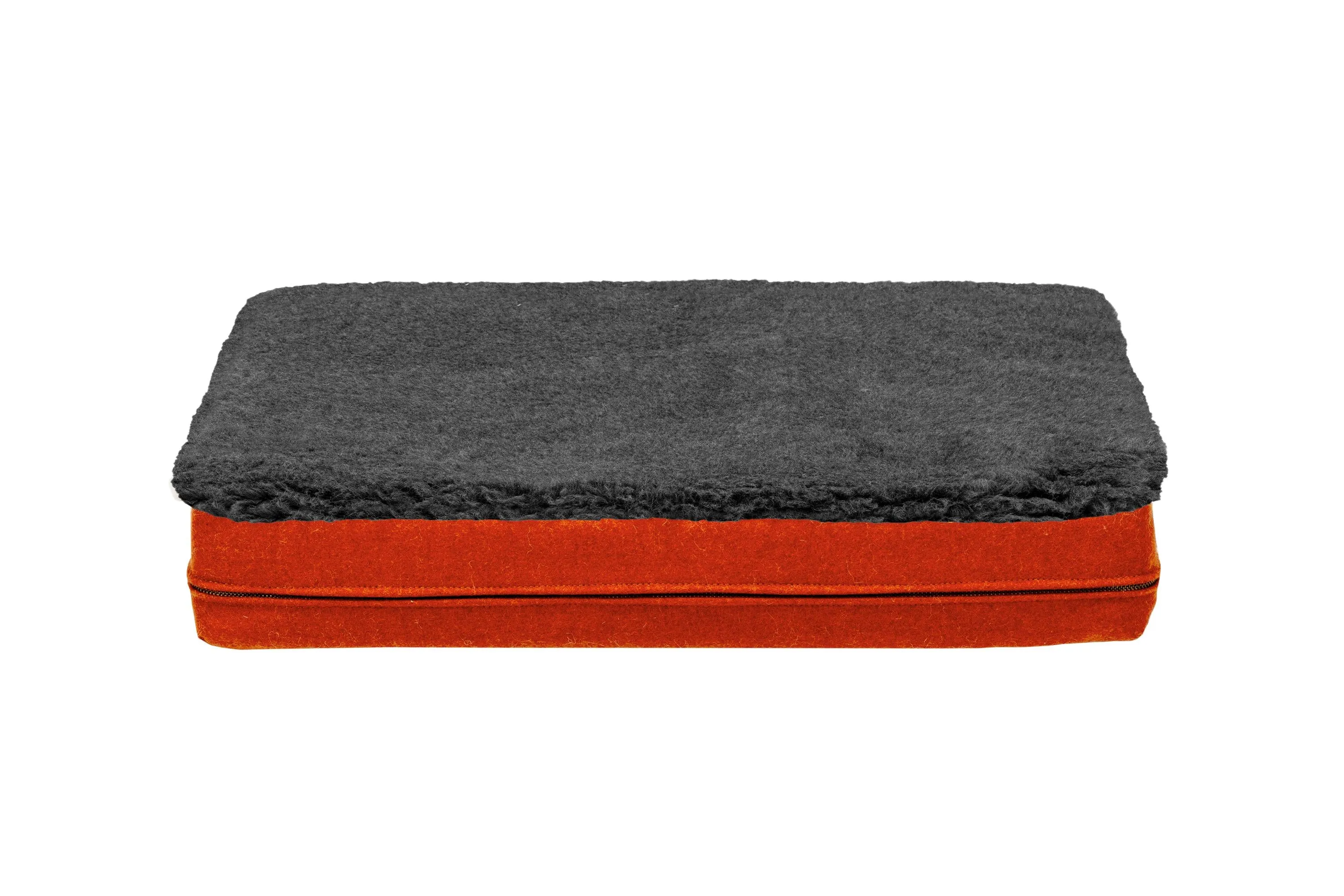 Fire Orange Classic Dog Bed