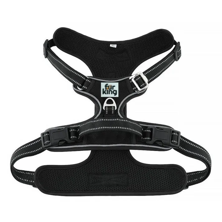 Fur King Ultimate No Pull Dog Harness - Small - Black