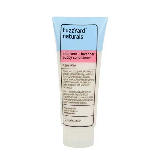 FuzzYard Aloe Vera and Lavender Puppy Conditioner for Dogs 220ml