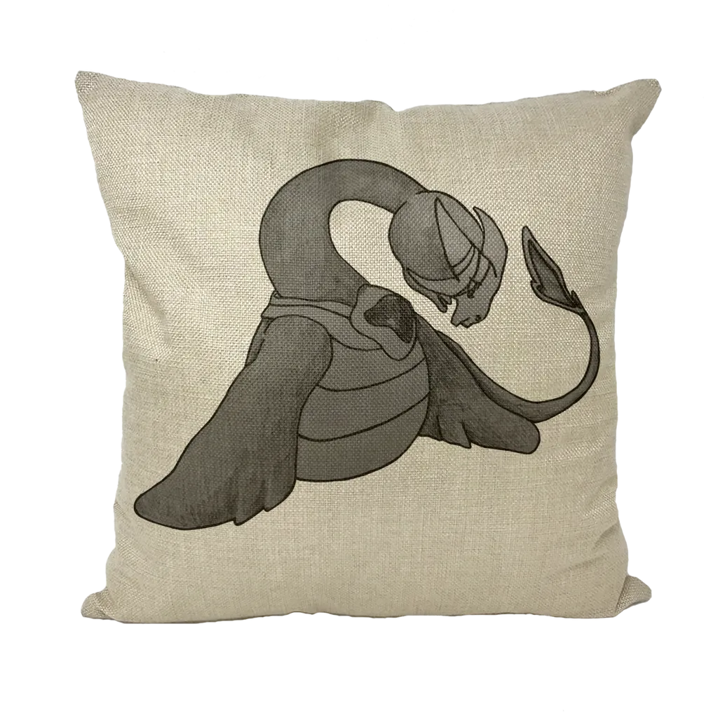 Ghoulaba Throw Pillows