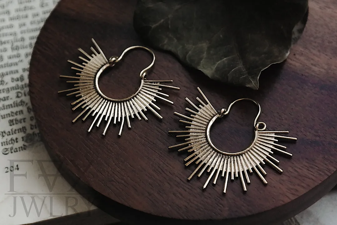 Golden Halo Hoops