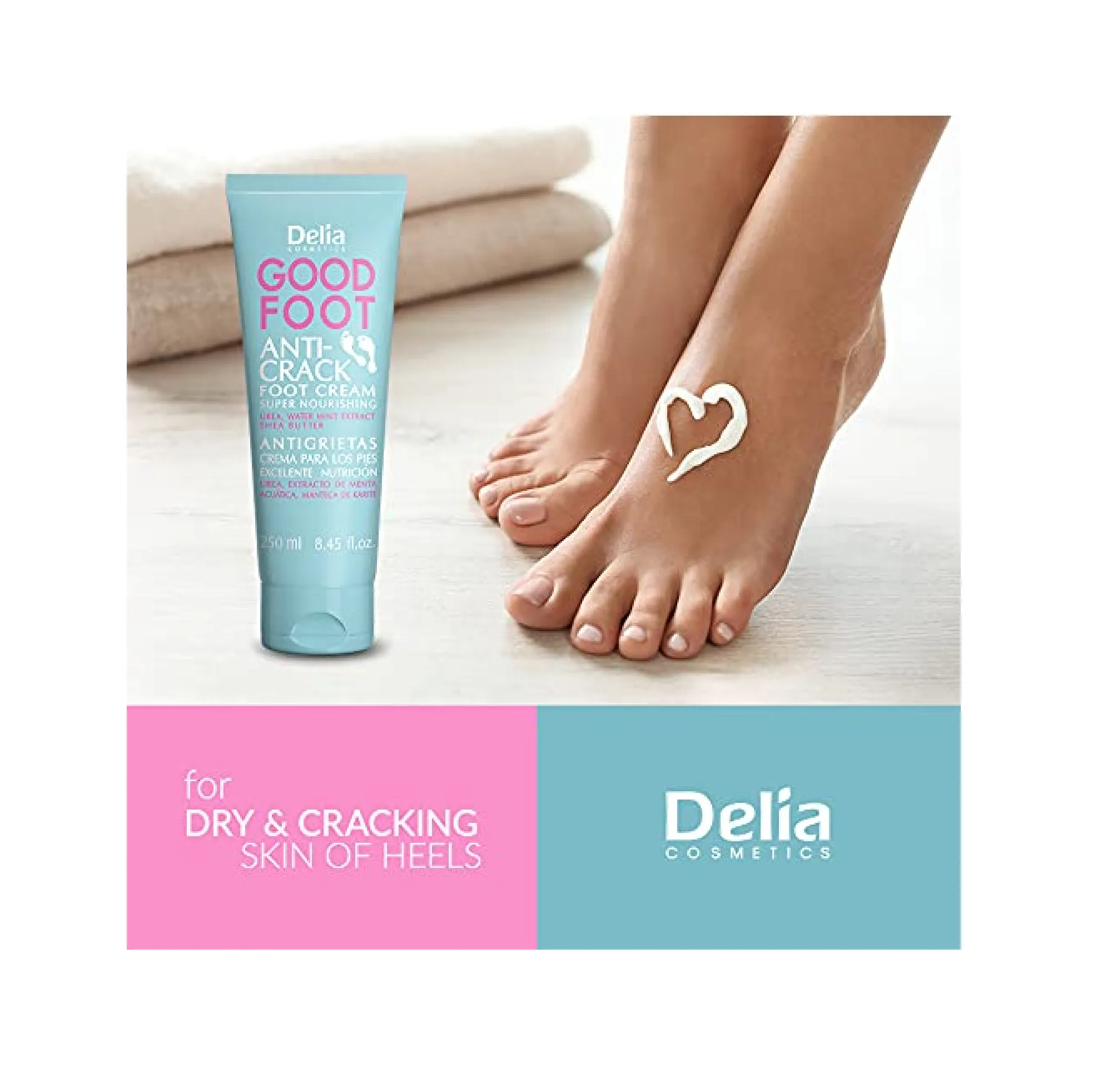 Good Foot Delia Anti Crack Foot Cream Super Nourishing 8.45oz